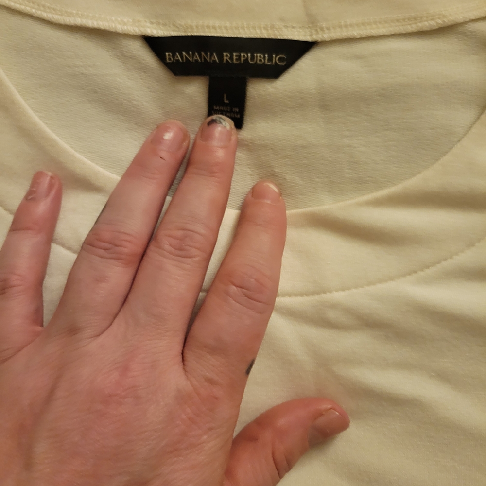 Banana Republic Cream Women's Top
